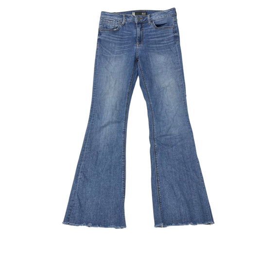 Jeans Flared By Kut In Blue Denim, Size:2