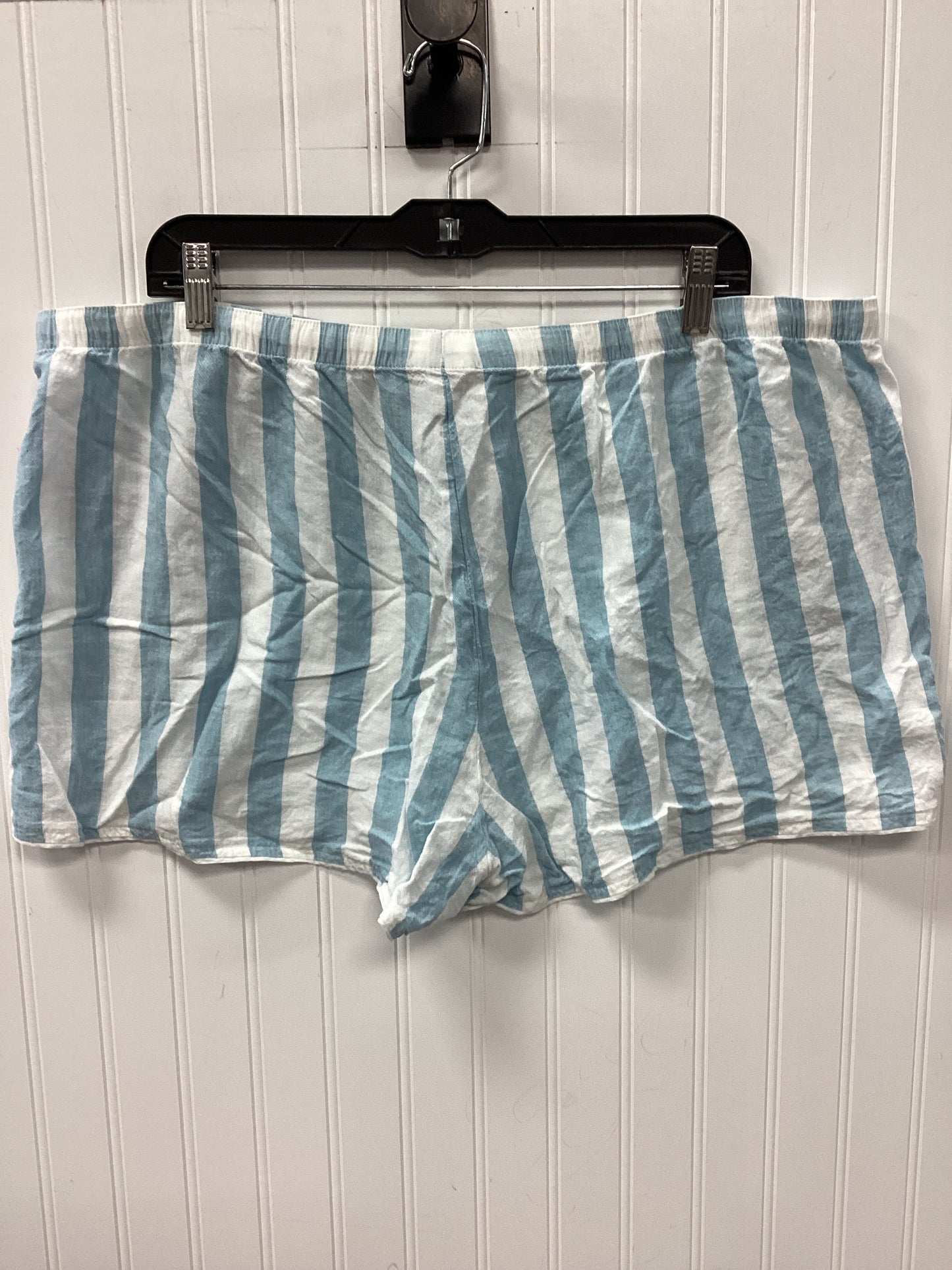 Shorts By Loft In Blue & White, Size:16