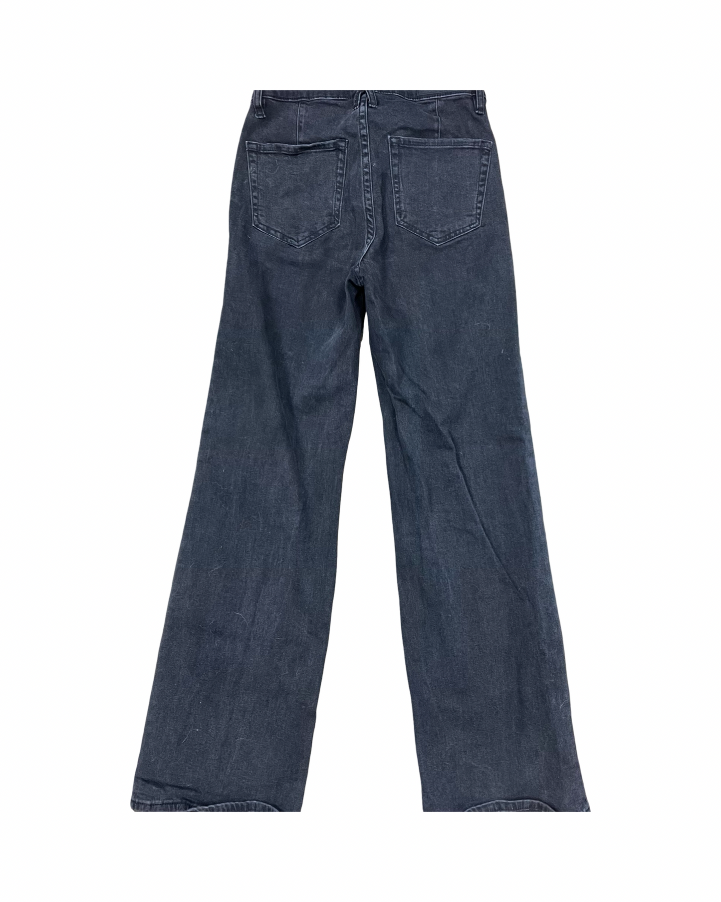 Jeans Flared By Rock & Roll In Black Denim, Size:8L