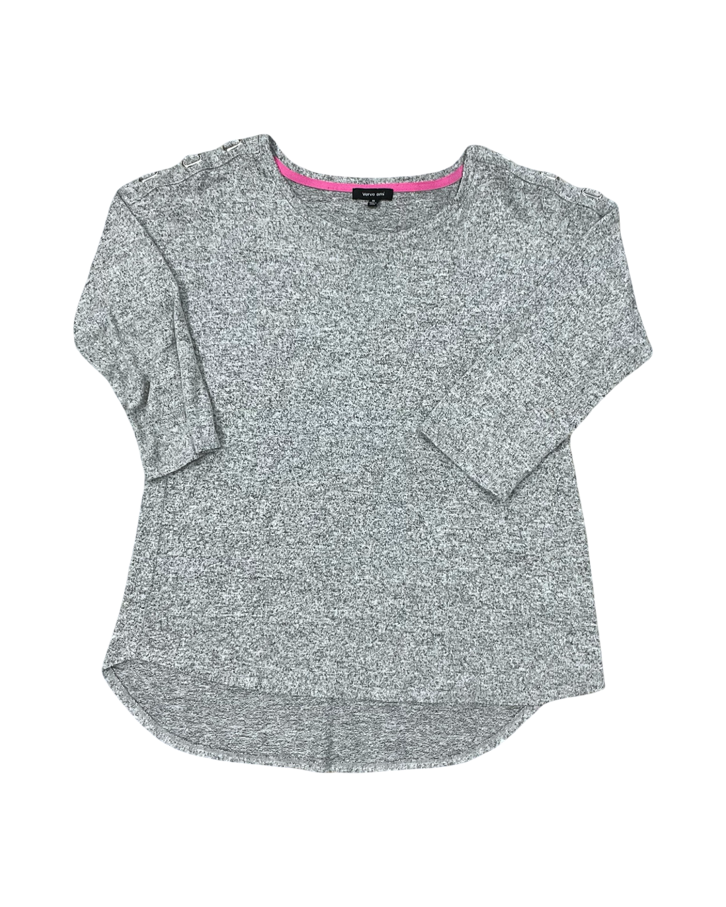 Top Ls By Verve Ami In Grey, Size:Xl