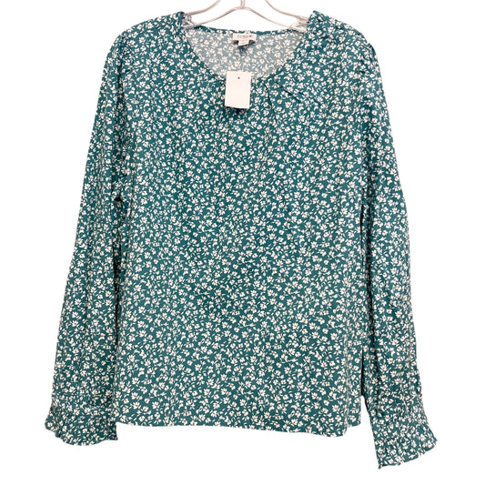 Top Ls By J. Crew In Floral Print, Size:L