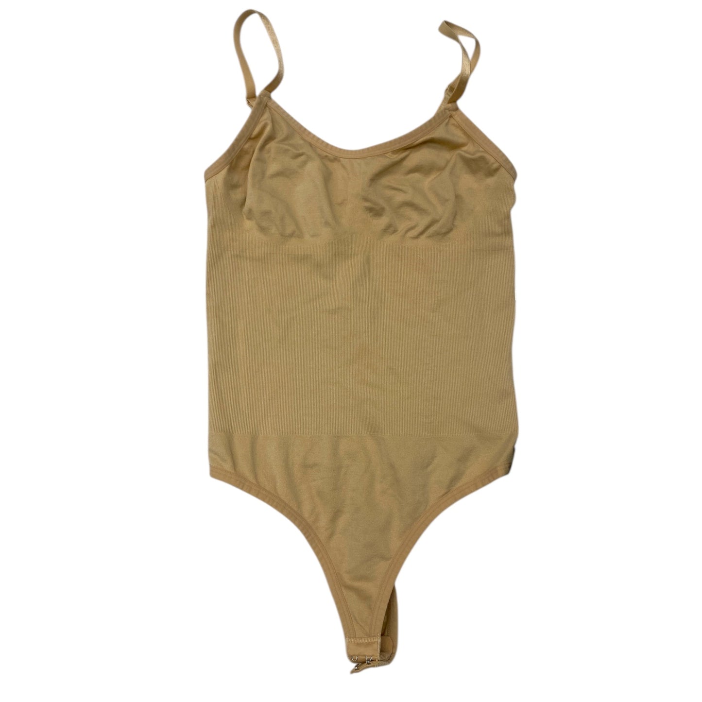 Bodysuit By Clothes Mentor In Tan, Size:M