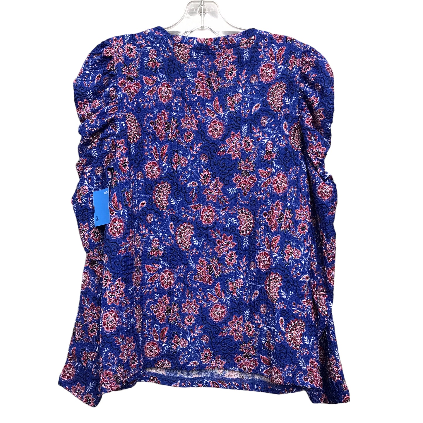 Top Ls By Loft In Blue & Red & White, Size:S