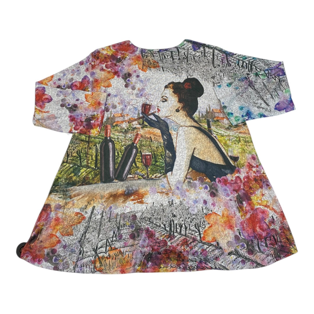 Top 3/4 Sleeve By Cmc In Multi, Size:M