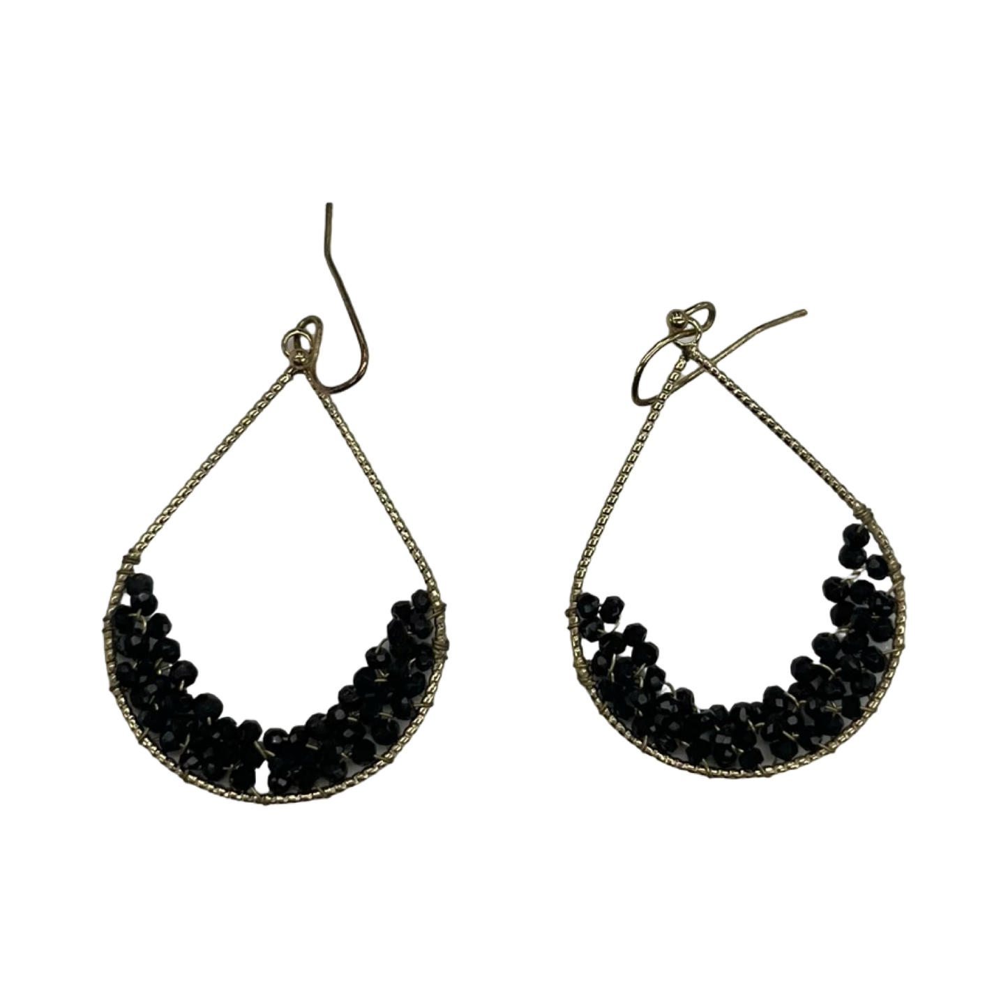 Earrings Dangle/Drop By Clothes Mentor In Black & Gold