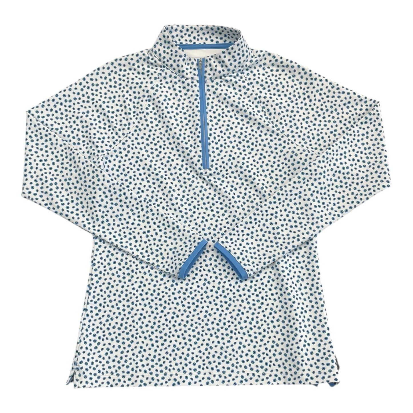 Athletic Top Ls Collar By Peter Millar In Multi, Size:S