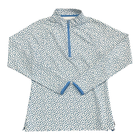 Athletic Top Ls Collar By Peter Millar In Multi, Size:S