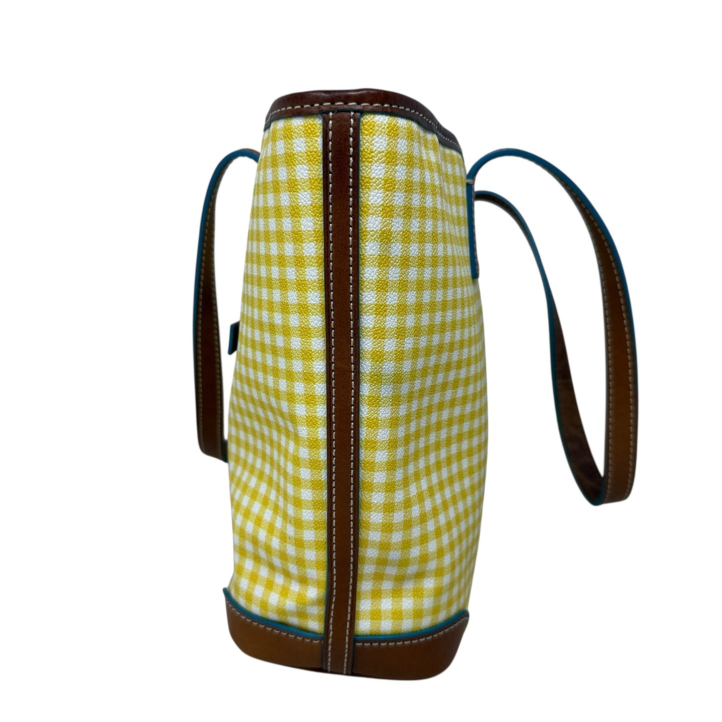 Emily Gingham Tote Designer By Dooney And Bourke, Size: Medium