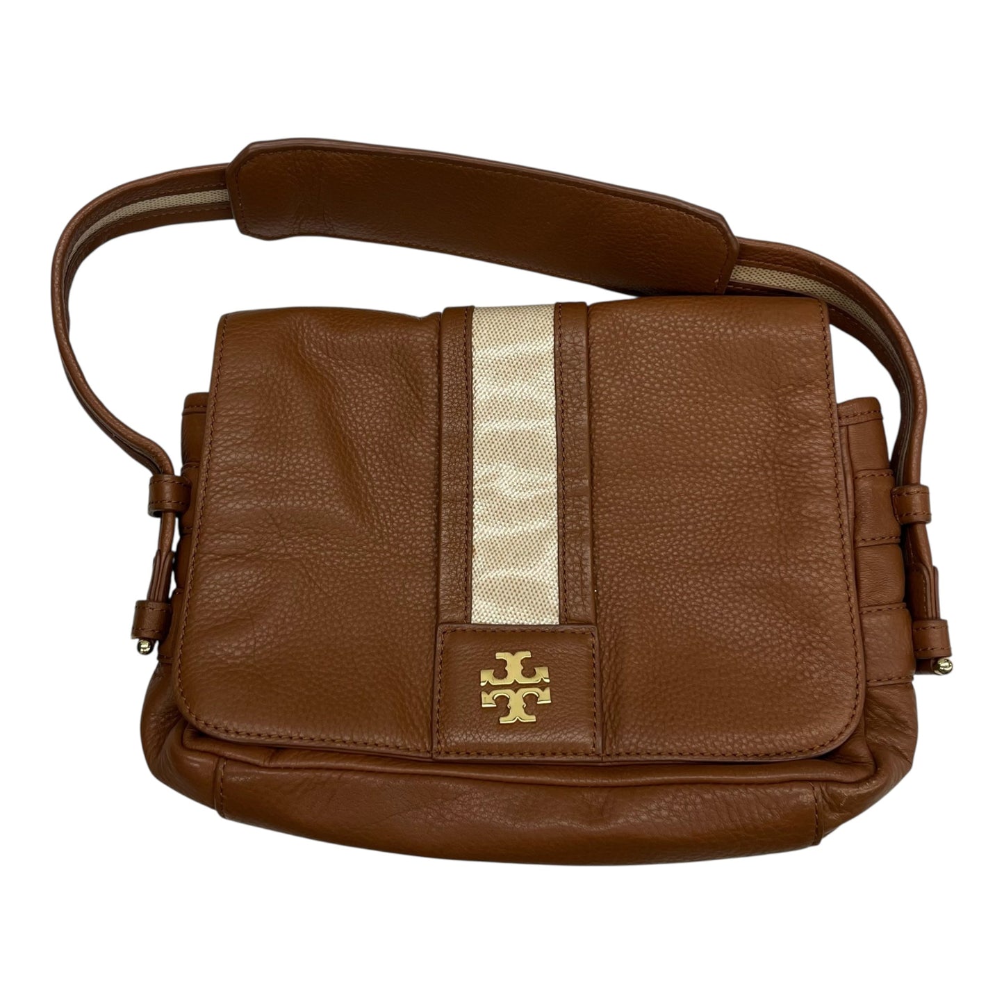 Handbag Designer By Tory Burch In Brown, Size:Medium