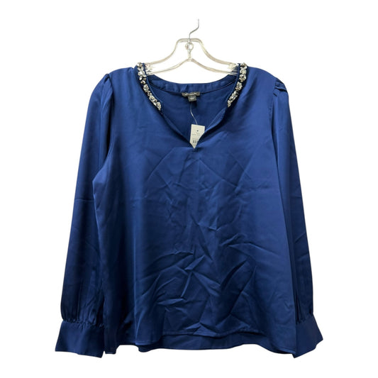 Top Ls By Ann Taylor In Blue, Size:S