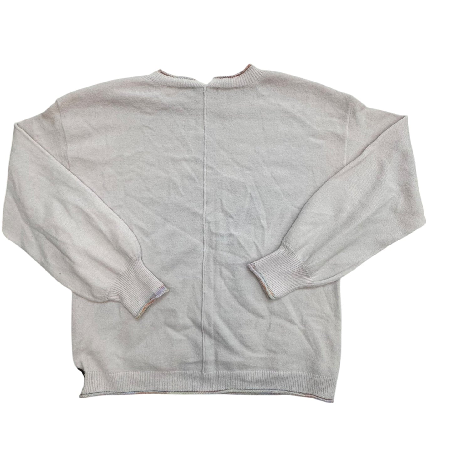 Sweater Cardigan By Talbots In Cream, Size:L