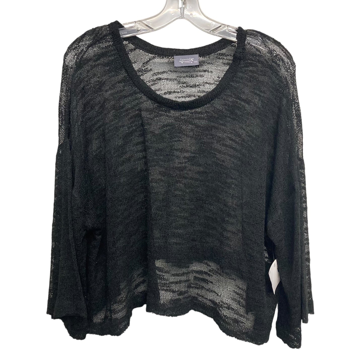 Top Ls By Figwood In Black, Size:Osfm