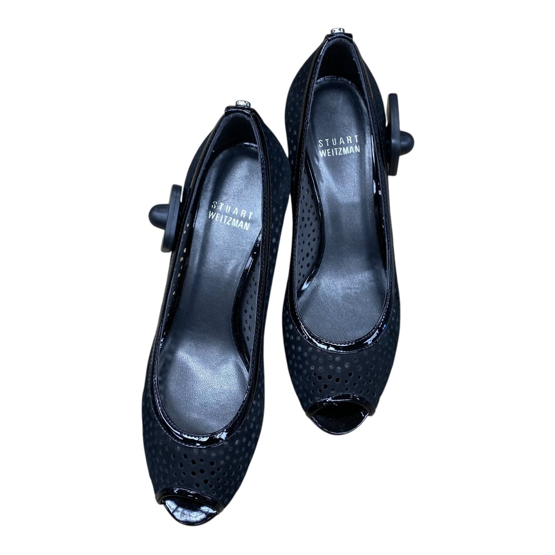 Shoes Designer By Stuart Weitzman In Black, Size:6