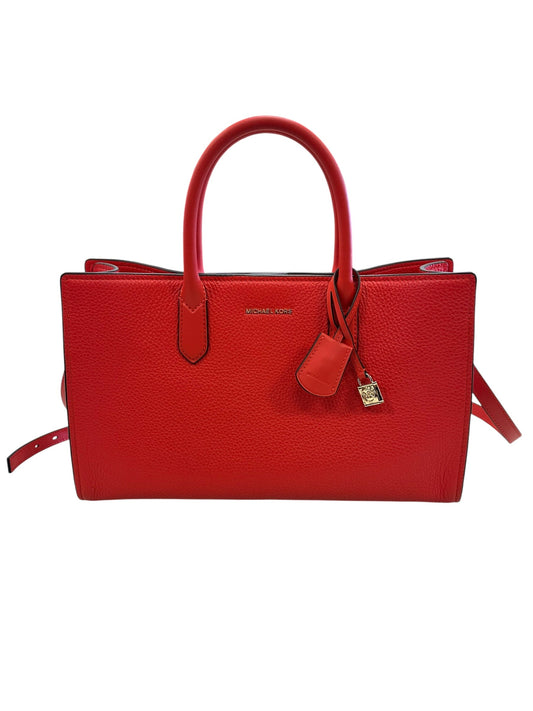 Handbag Designer By Michael Kors In Orange, Size:Large