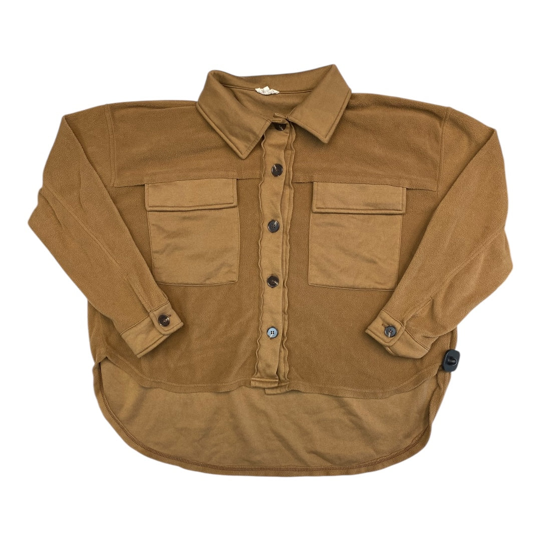 Jacket Shirt By La Miel In Brown, Size:S