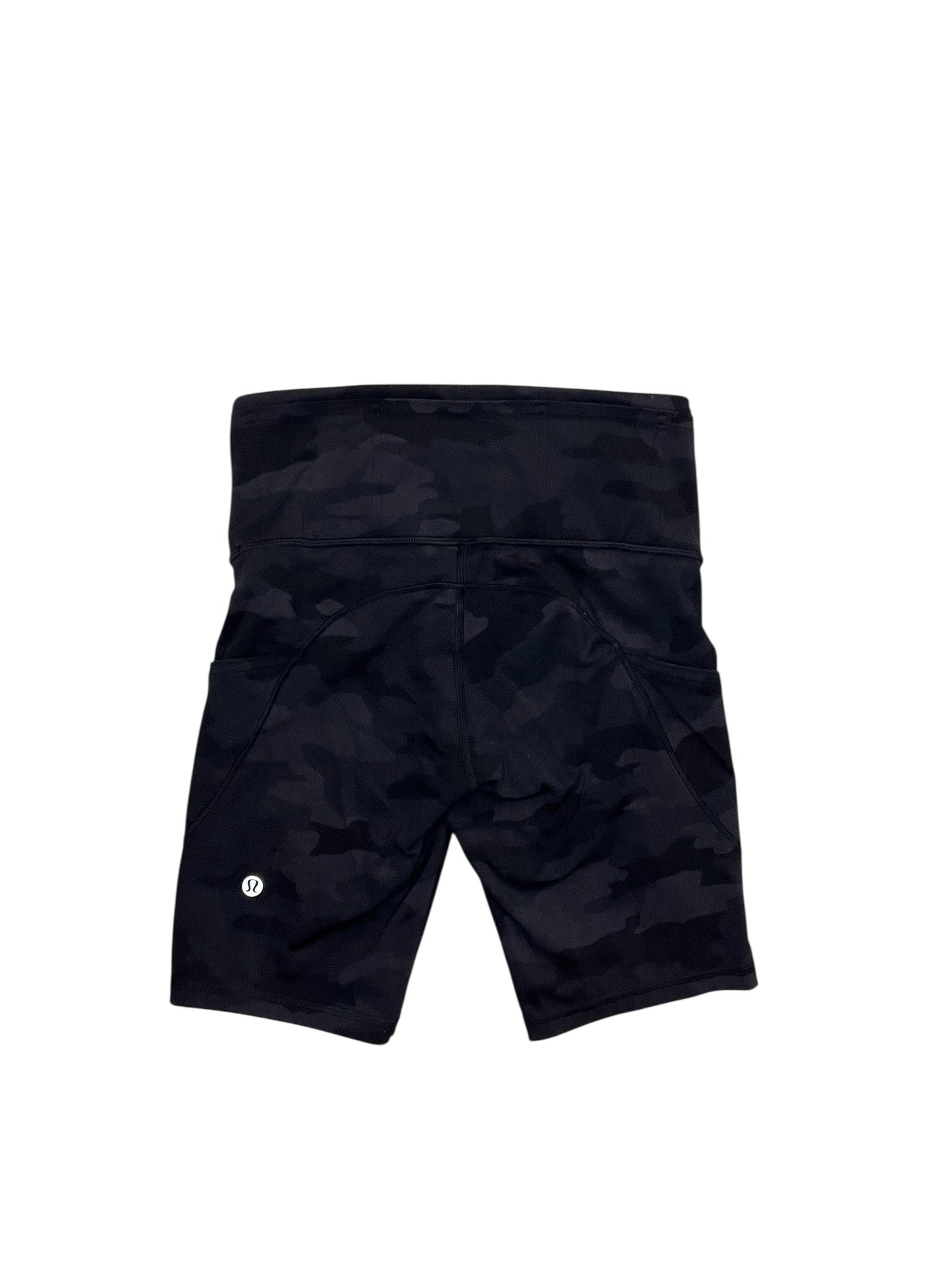 Athletic Shorts By Lululemon In Camouflage Print, Size:S