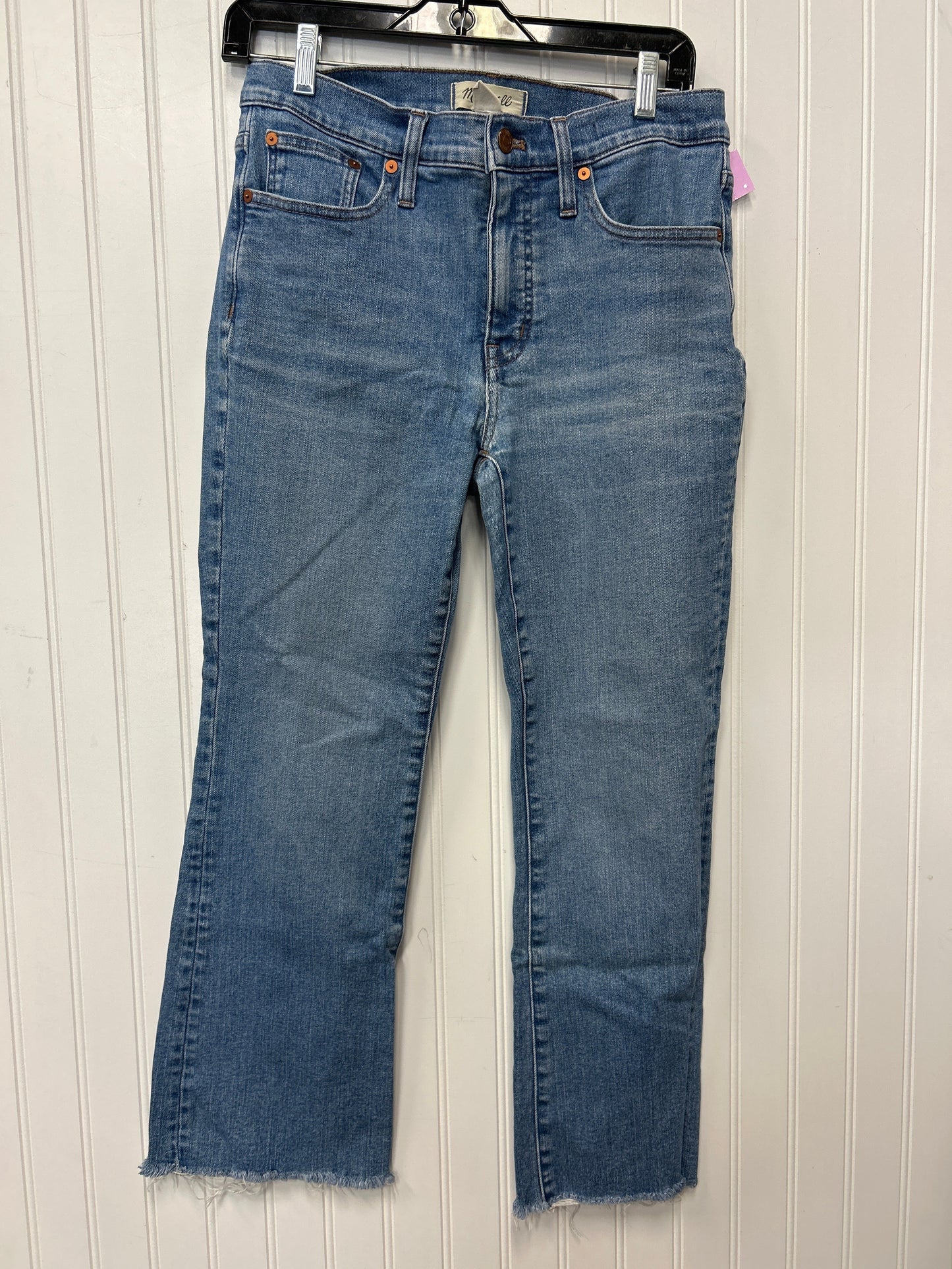 Jeans Straight By Madewell In Blue Denim, Size:6