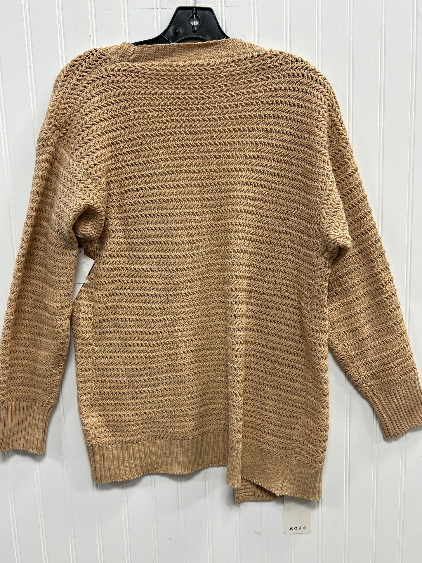 Sweater Cardigan By Cmc In Tan, Size:S