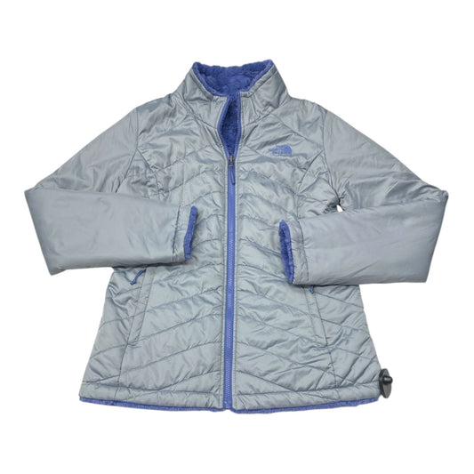 Jacket Faux Fur & Sherpa By The North Face In Grey & Purple, Size:M