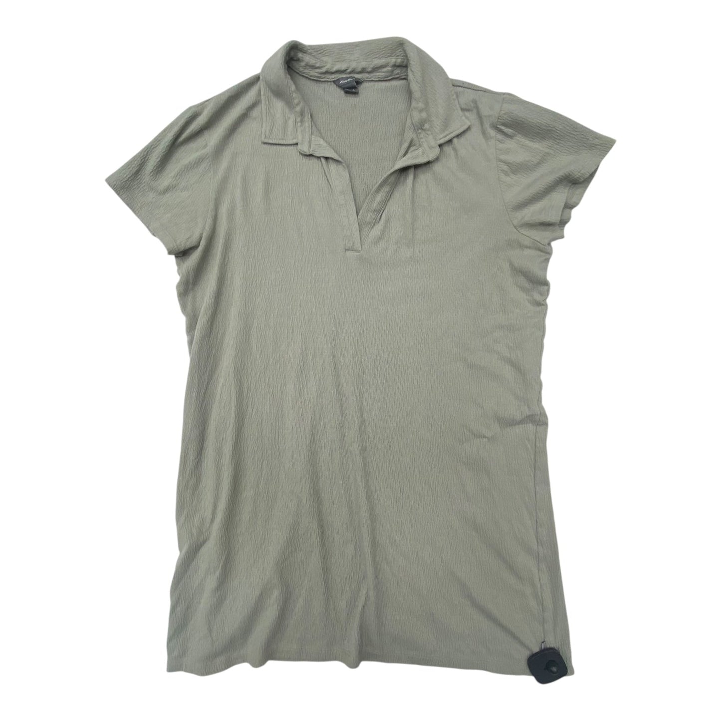 Dress Casual Short By Eddie Bauer In Green, Size:L