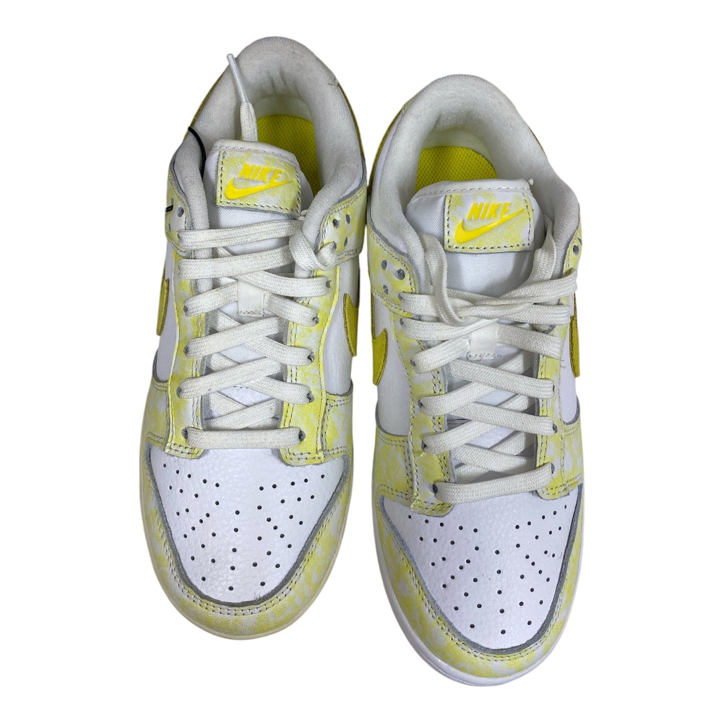 Shoes Sneakers By Nike In White & Yellow, Size:7