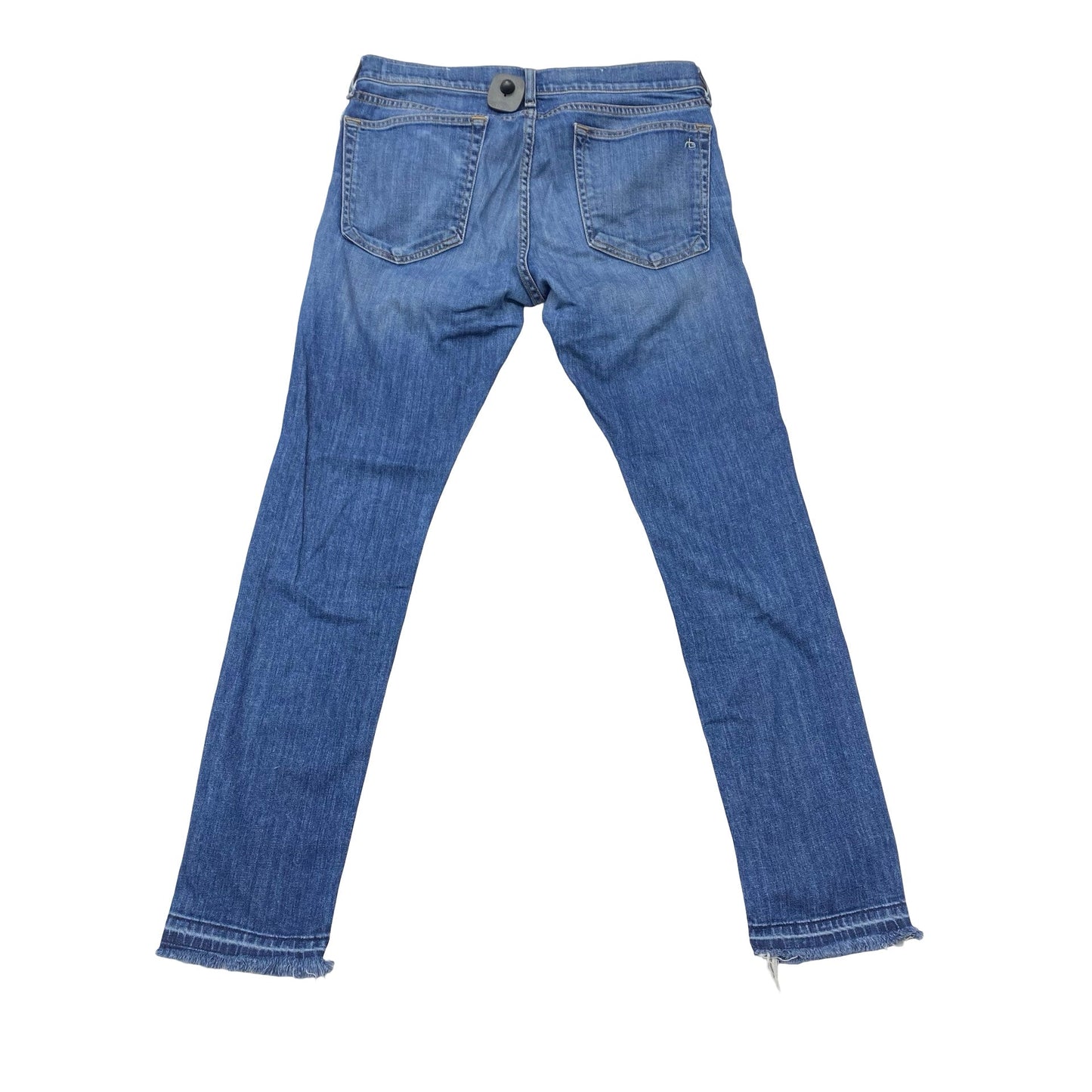 Jeans Straight By Rag And Bone In Blue Denim, Size:6