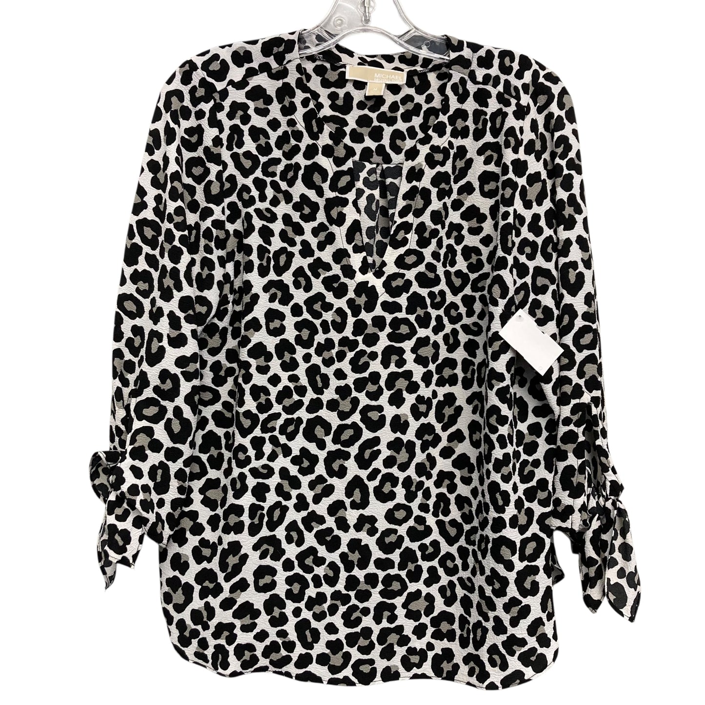 Top Ls By Michael By Michael Kors In Animal Print, Size:M