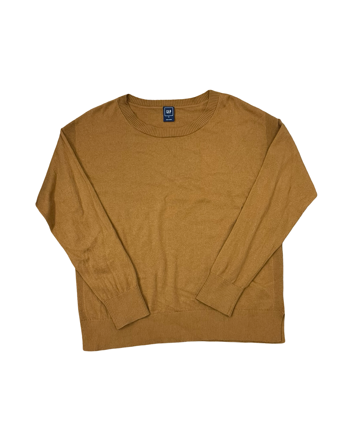 Sweater By Gap In Gold, Size:Xl