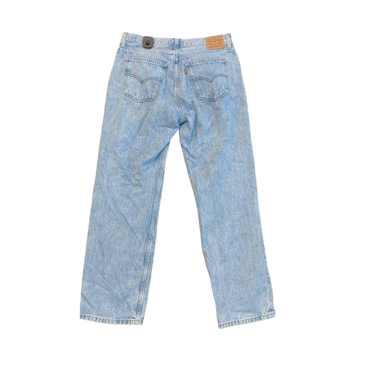 Jeans Wide Leg By Levis In Blue Denim, Size:10