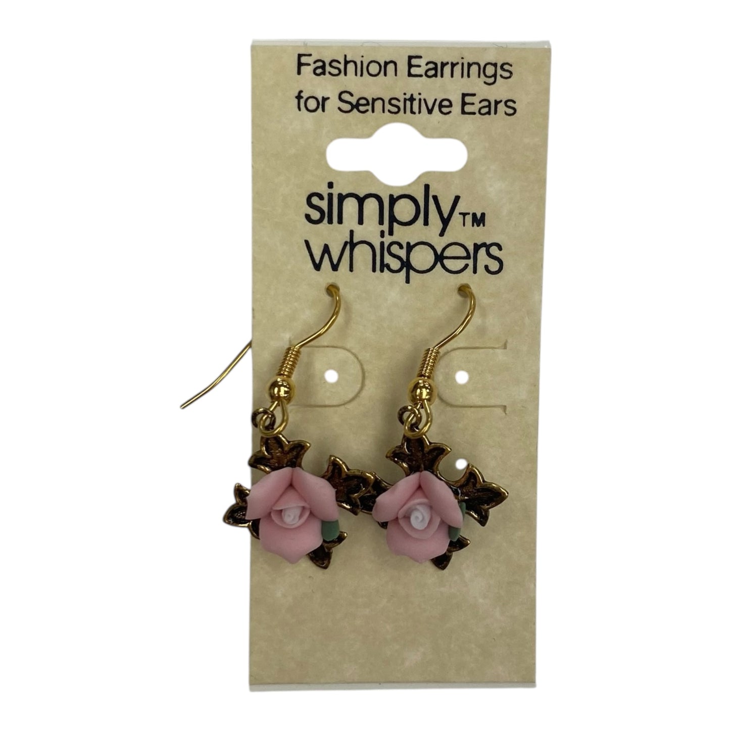 Earrings Dangle/Drop By    Clothes Mentor In Brown & Pink