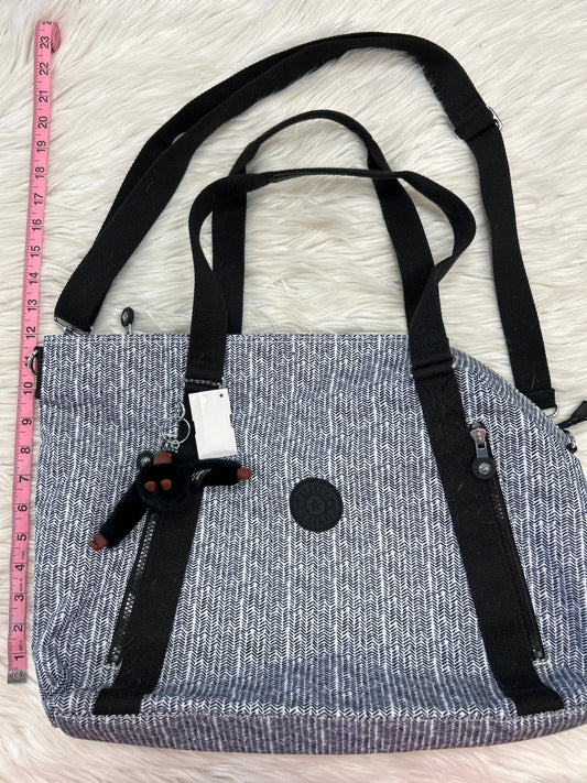 Tote By Kipling In Black & White, Size:Medium