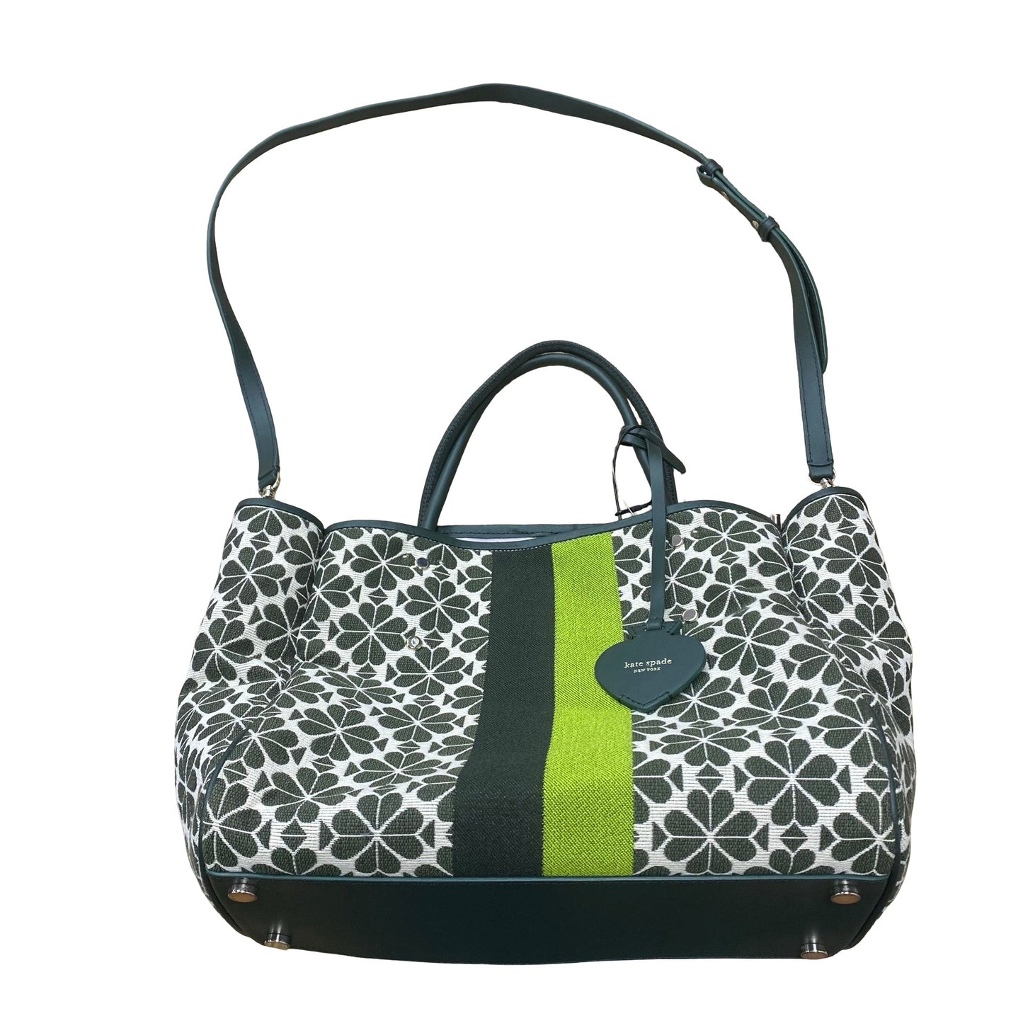 Handbag Designer By Kate Spade In Green, Size:Medium