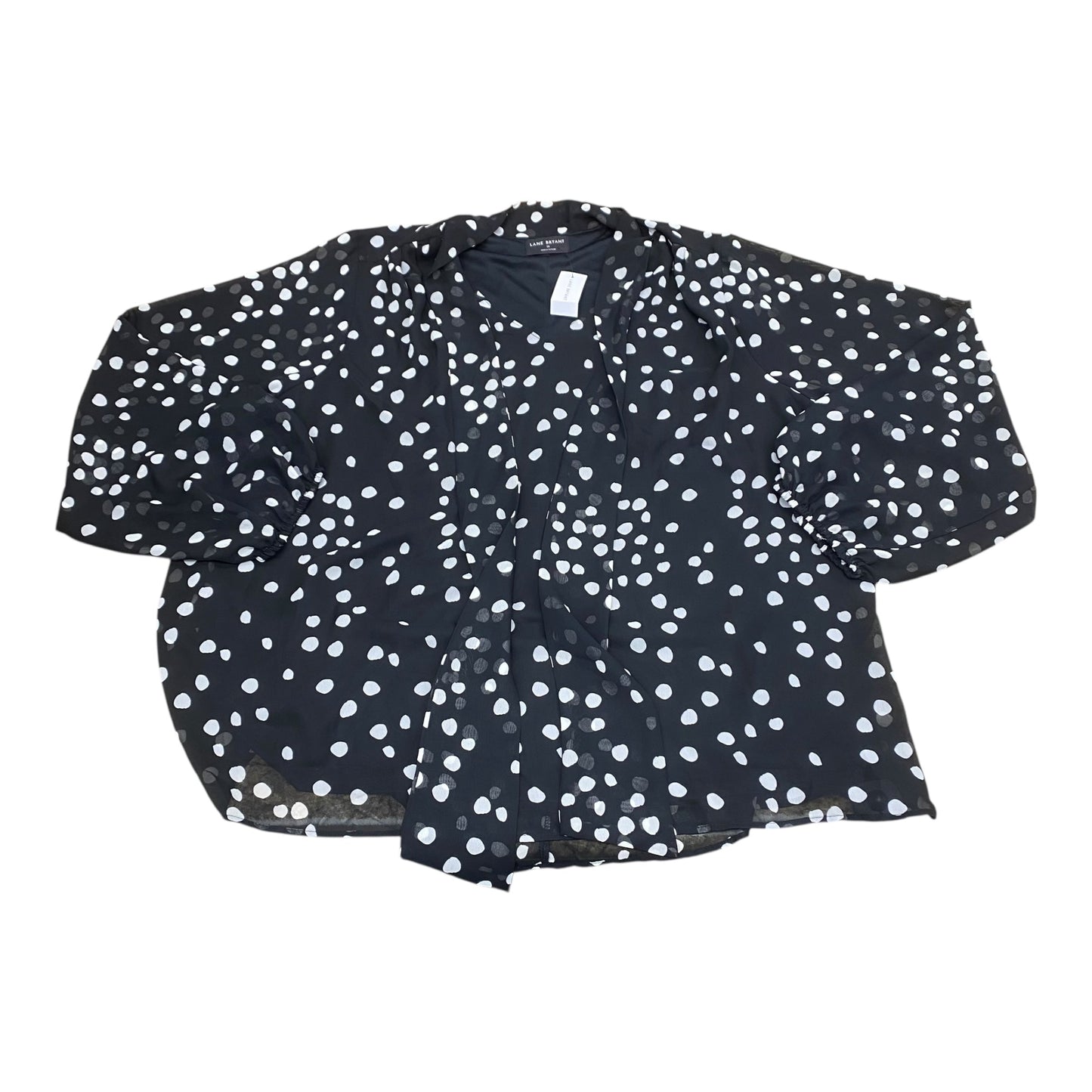 Top Ls By Lane Bryant In Polkadot Pattern, Size:2X