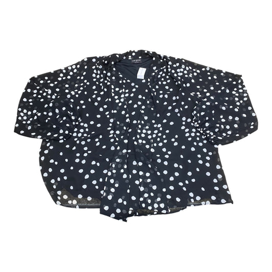Top Ls By Lane Bryant In Polkadot Pattern, Size:2X