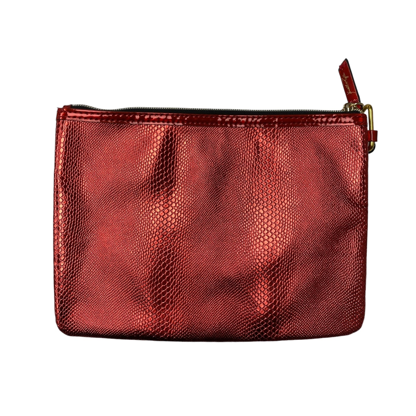 Makeup Bag By Clothes Mentor In Red, Size:Medium