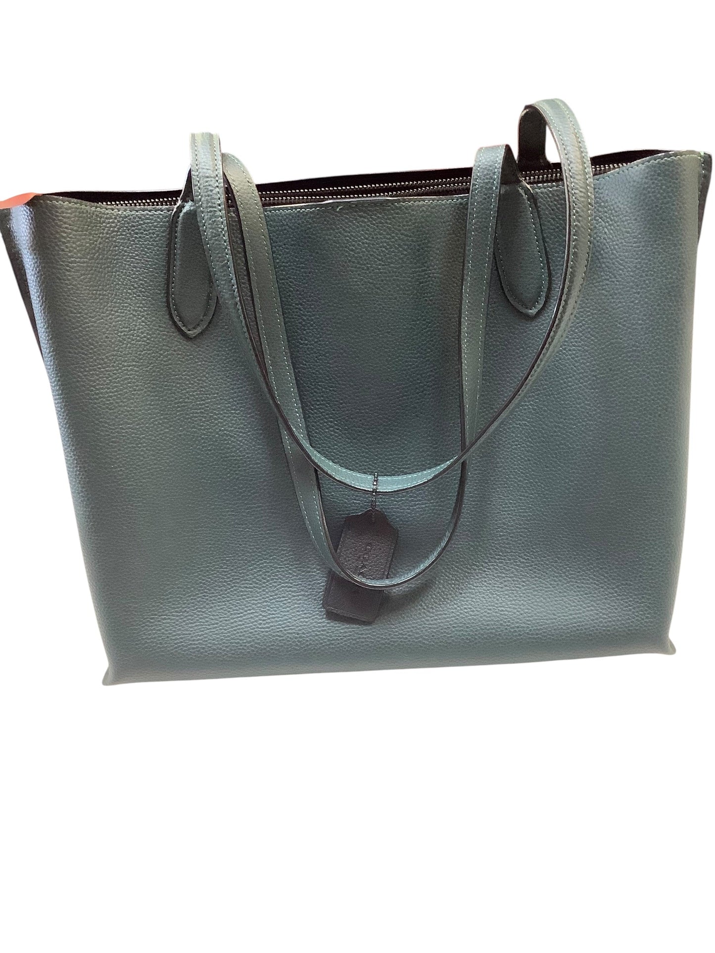 Handbag Designer By Coach In Green, Size:Large