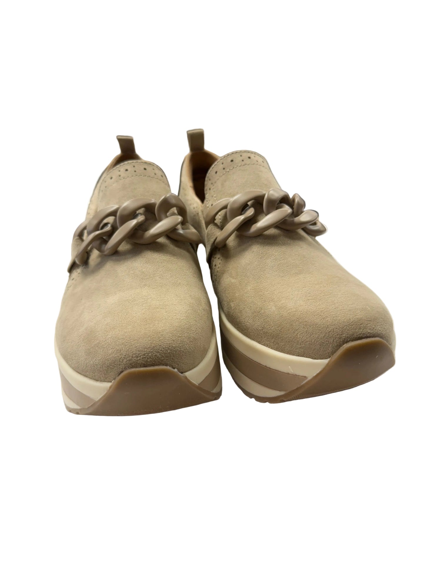 Shoes Flats By Mad Love In Taupe, Size:10