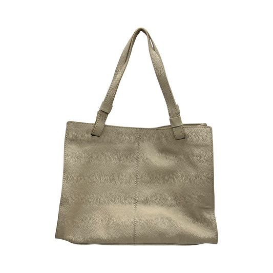 Handbag Leather By Cmf In Tan, Size:Medium