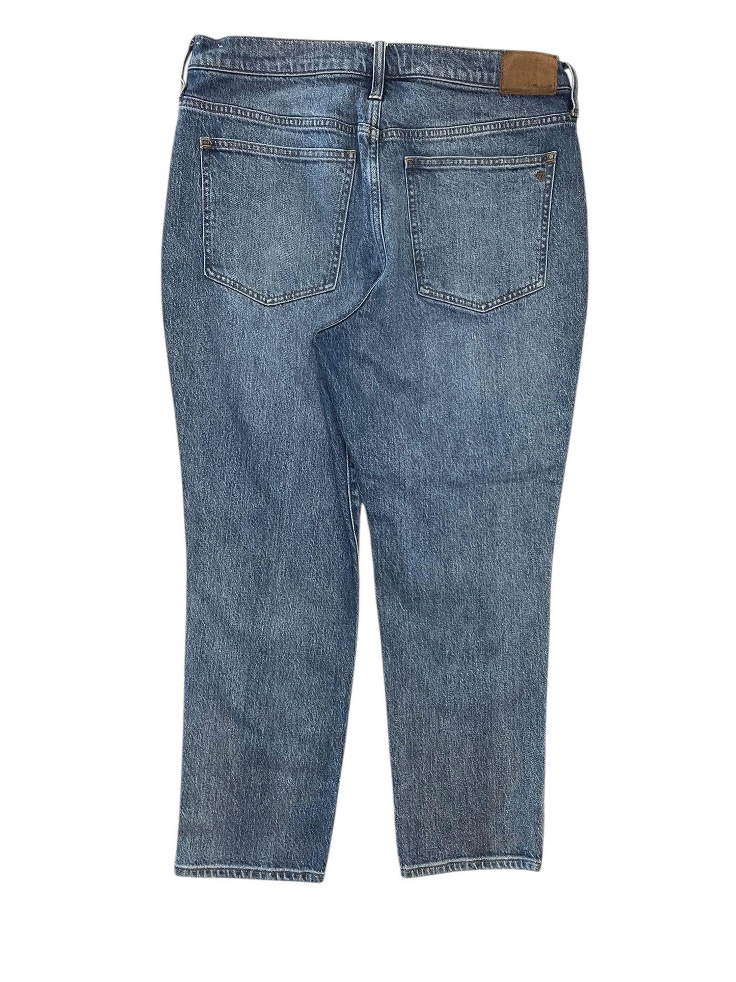 Jeans Straight By Madewell In Blue Denim, Size:12
