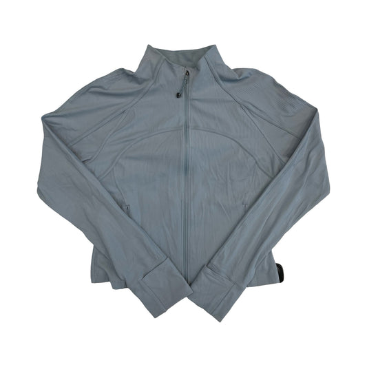 Athletic Jacket By Lululemon In Blue, Size:14