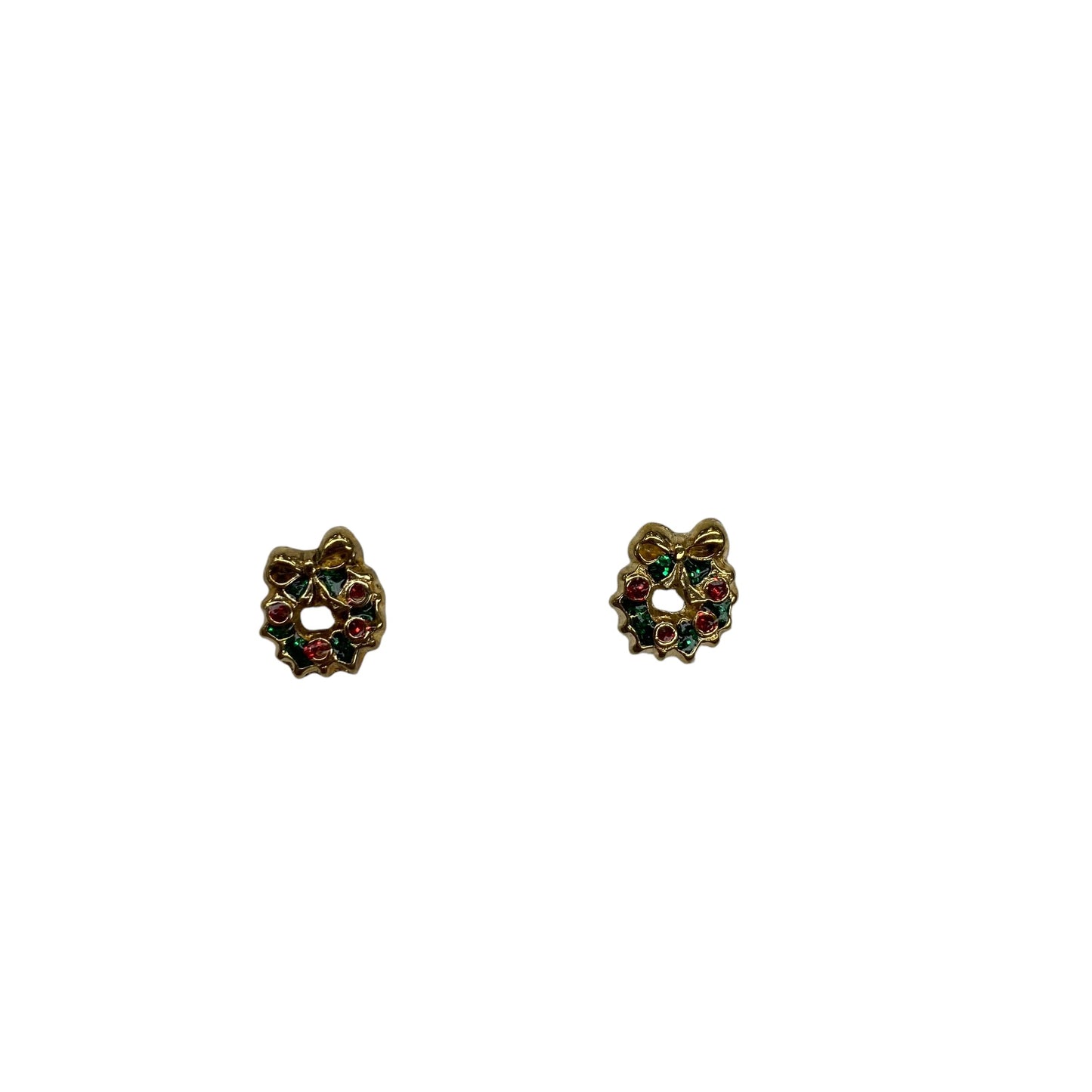 Earrings Stud By Clothes Mentor In Green & Red