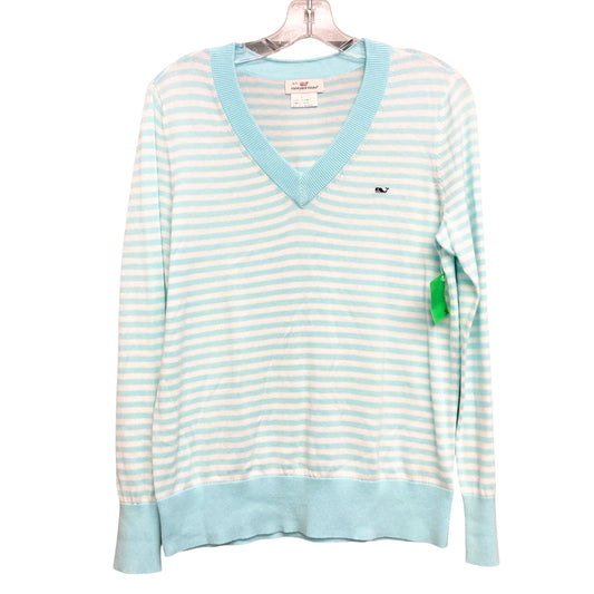 Sweater By Vineyard Vines In Blue & White, Size:S