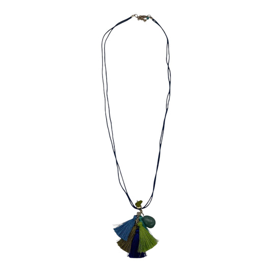 Necklace Statement By Clothes Mentor In Blue, Size:0