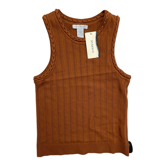 Top Sleeveless By Design History In Brown, Size:S