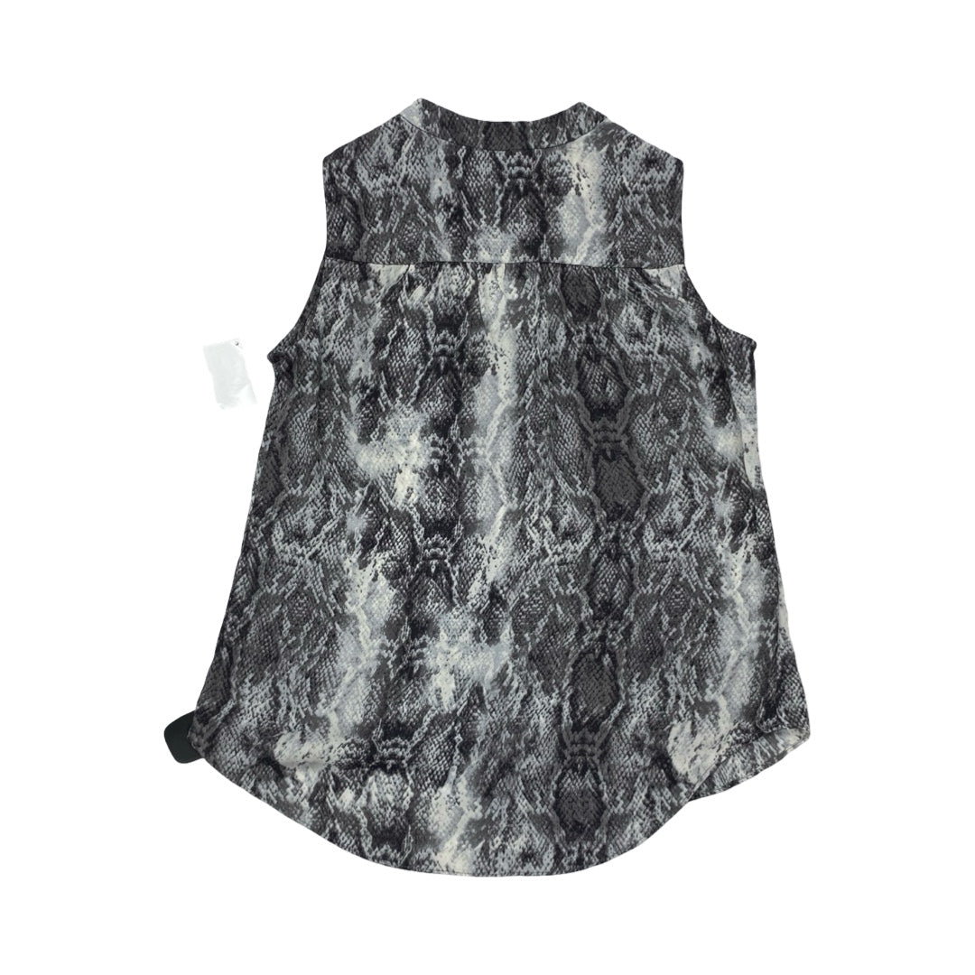 Top Sleeveless By Vince Camuto In Animal Print, Size:Xxs