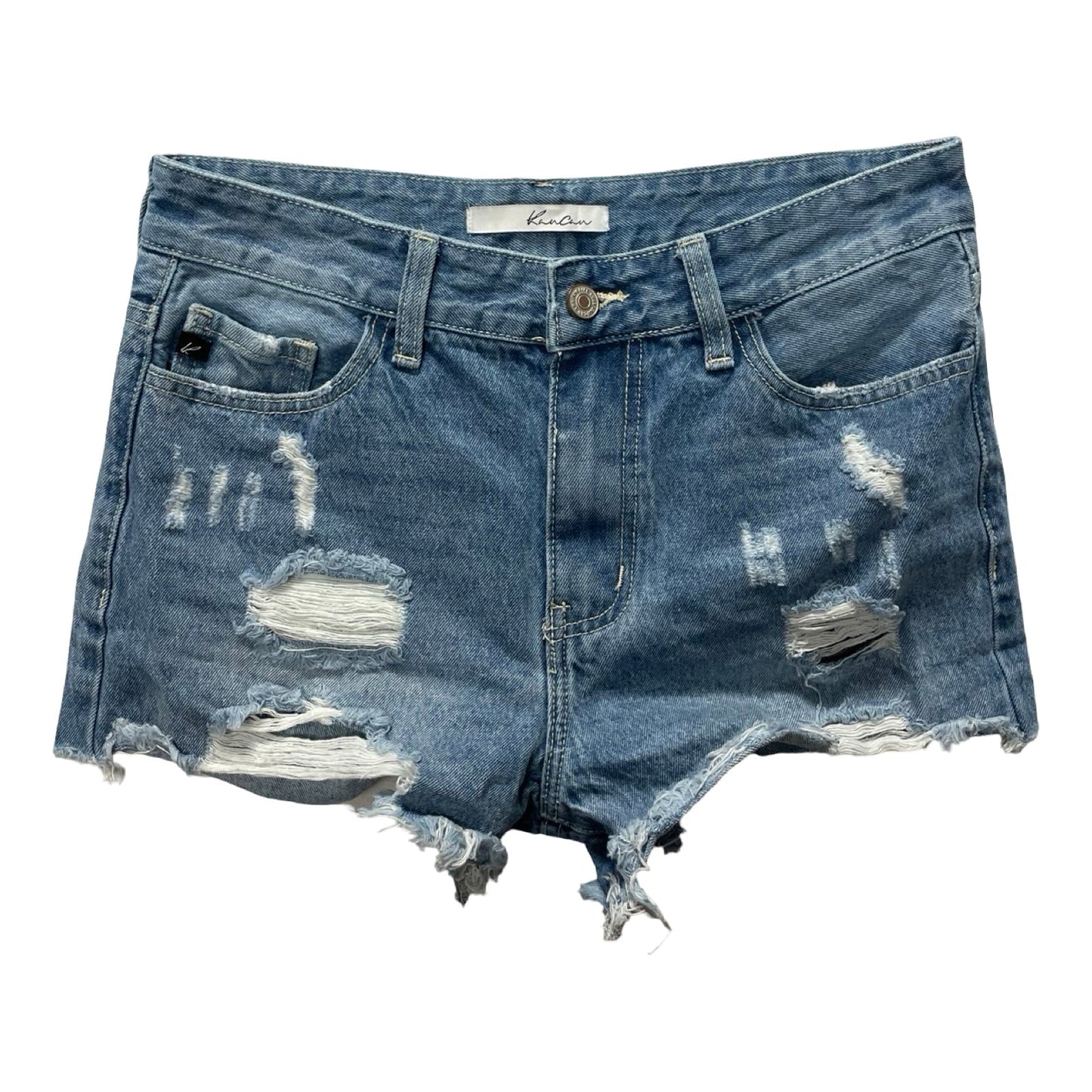 Shorts By Kancan In Blue Denim, Size:0