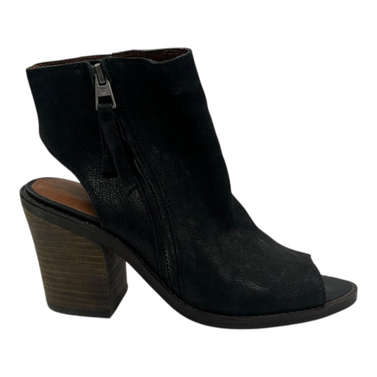 Sandals Heels Block By Lucky Brand In Black, Size:6