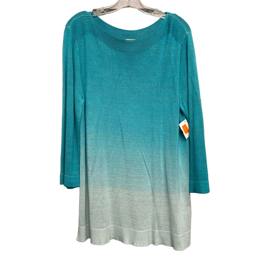 Top Ls By Chicos In Aqua, Size:Xl