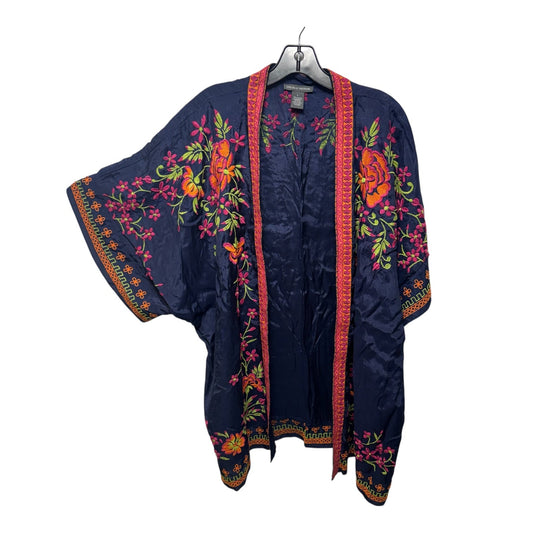 Kimono By Chelsea And Theodore In Navy, Size: L