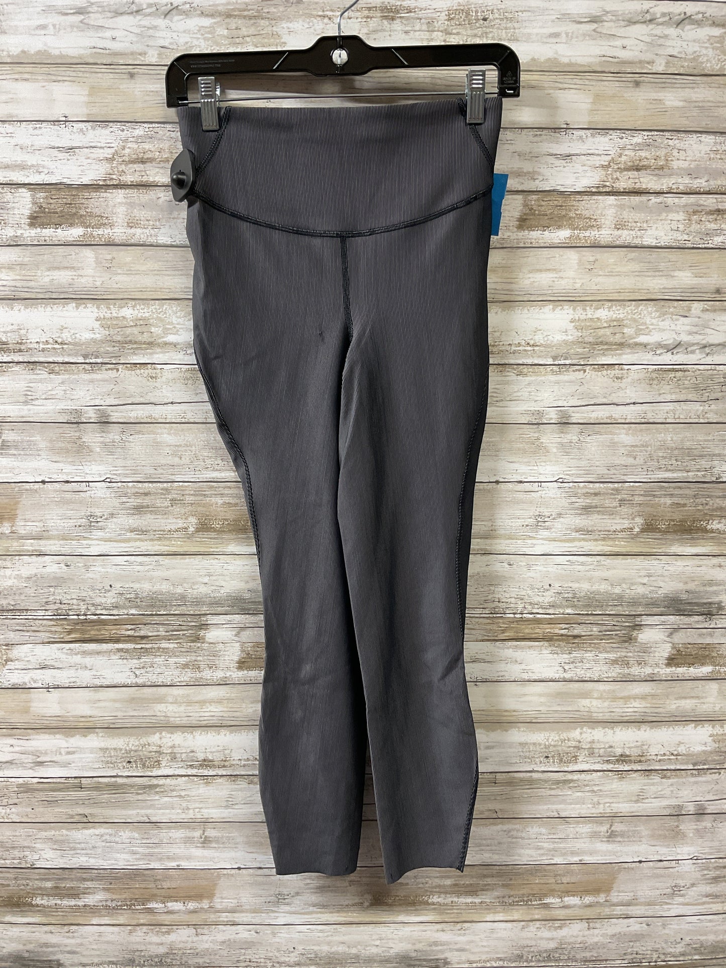 Athletic Leggings By Lululemon In Striped Pattern, Size:6